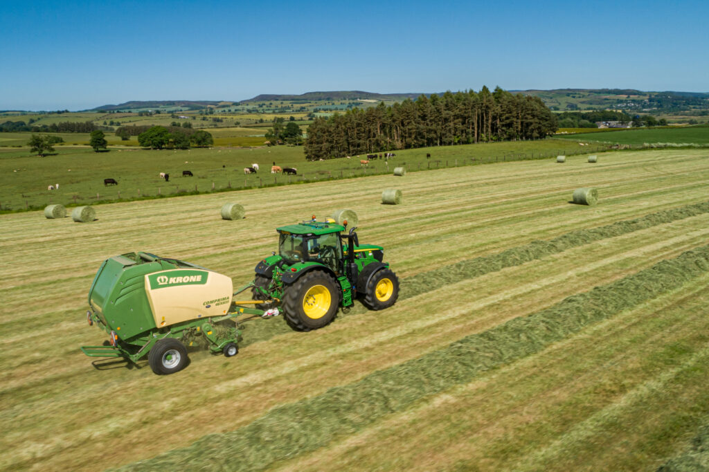 Krone round baler