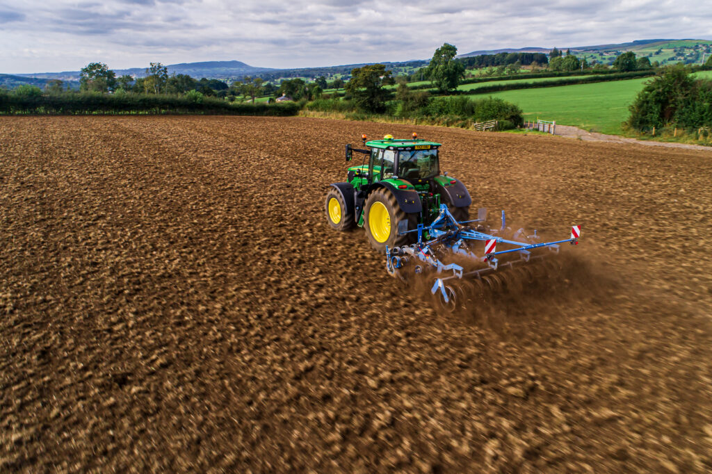 Preparing land for grass seed