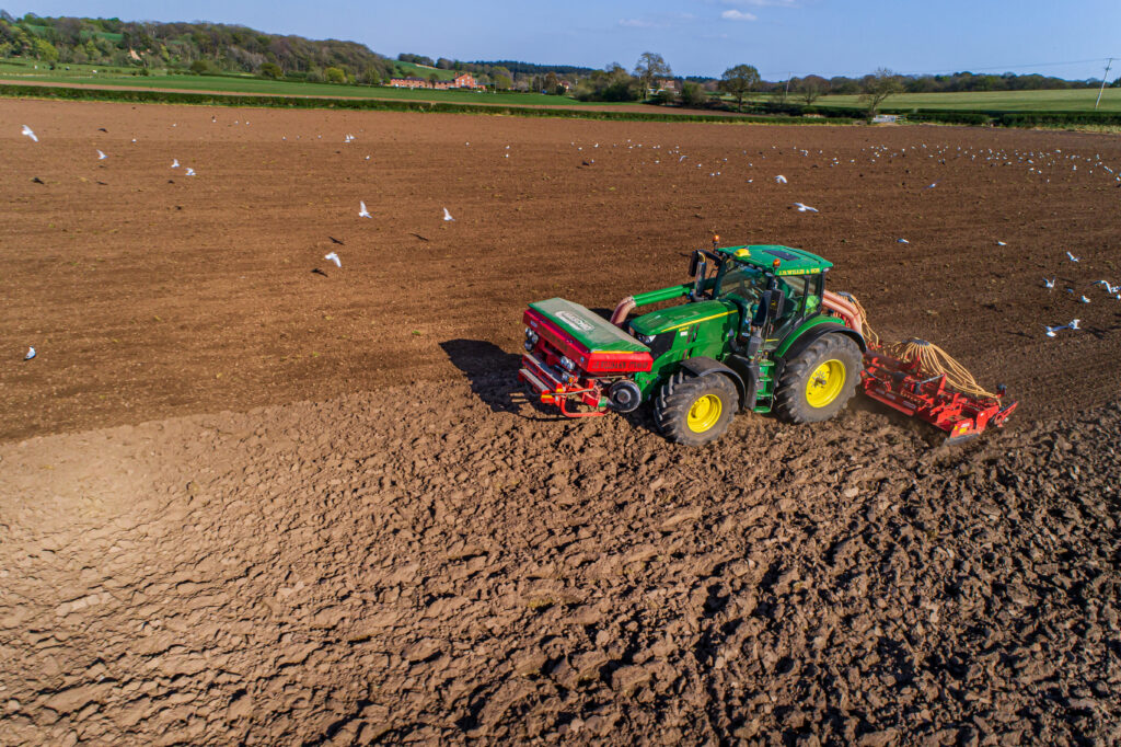 planting spring barley